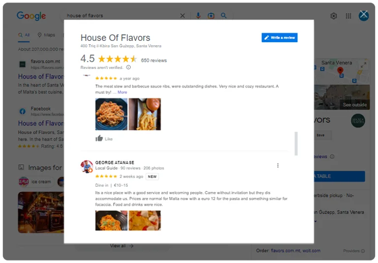 Reserve with Google Reviews