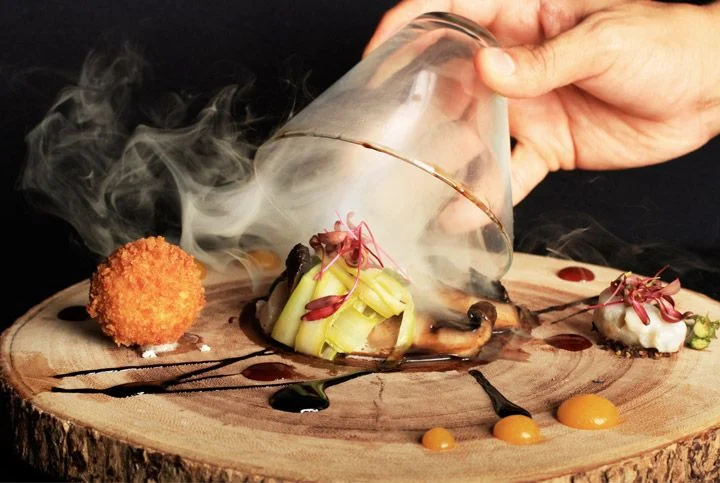 Smoking Infusing Restaurant Food