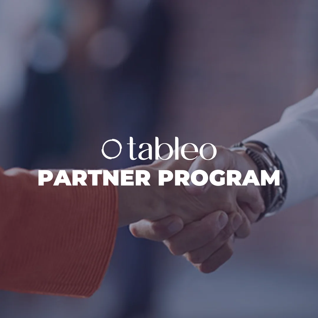 Tableo Partner Program