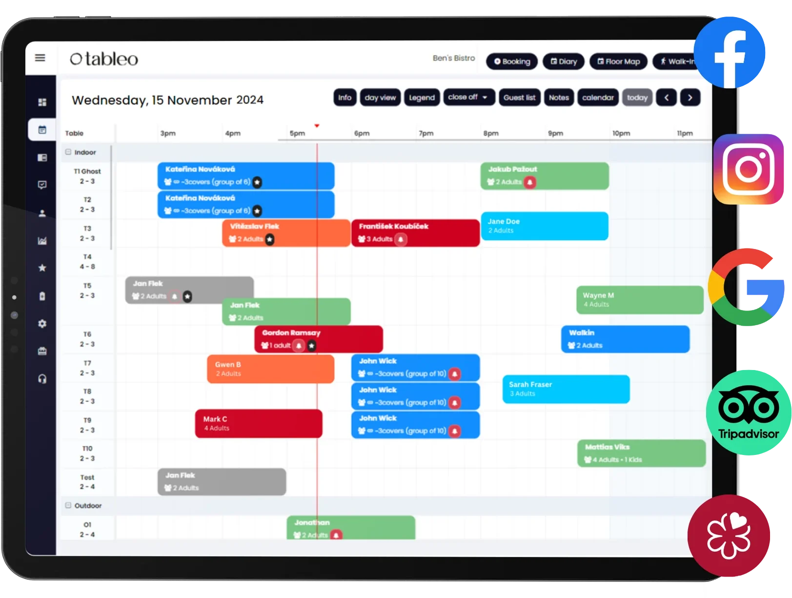 Free Restaurant Reservation System