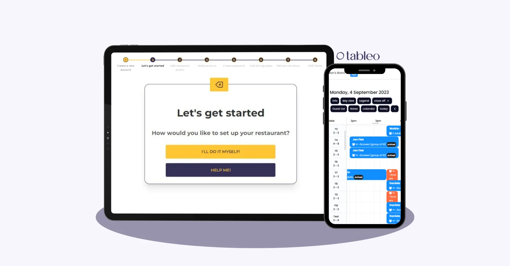 Set-up your own restaurant reservation system - Tableo