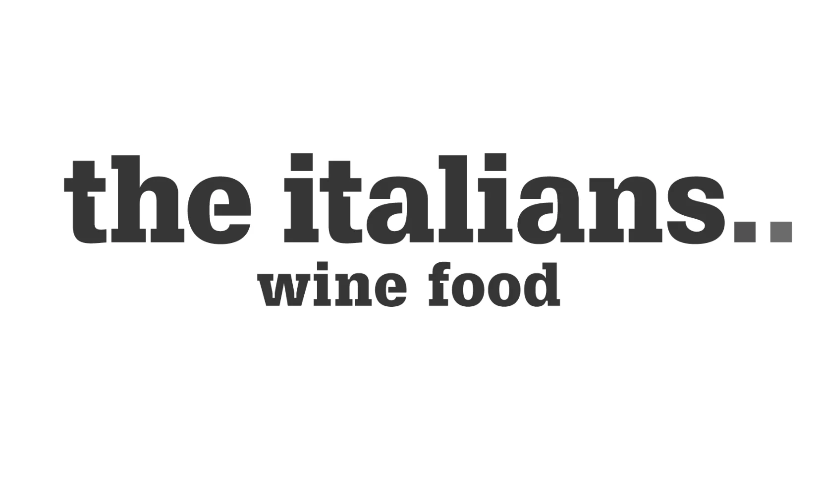 The Italians Wine Food