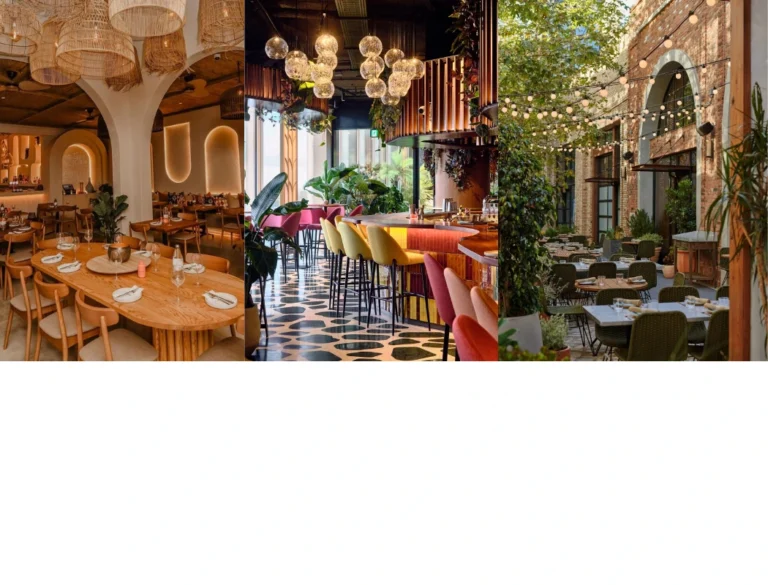 Exterior bar dining area