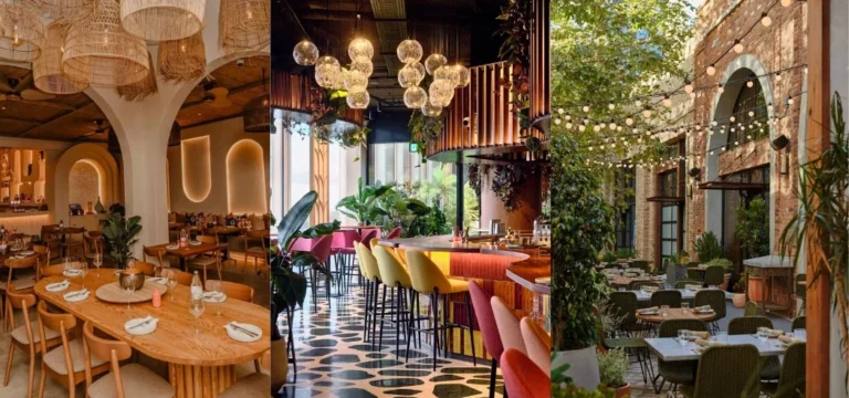 Exterior bar dining area