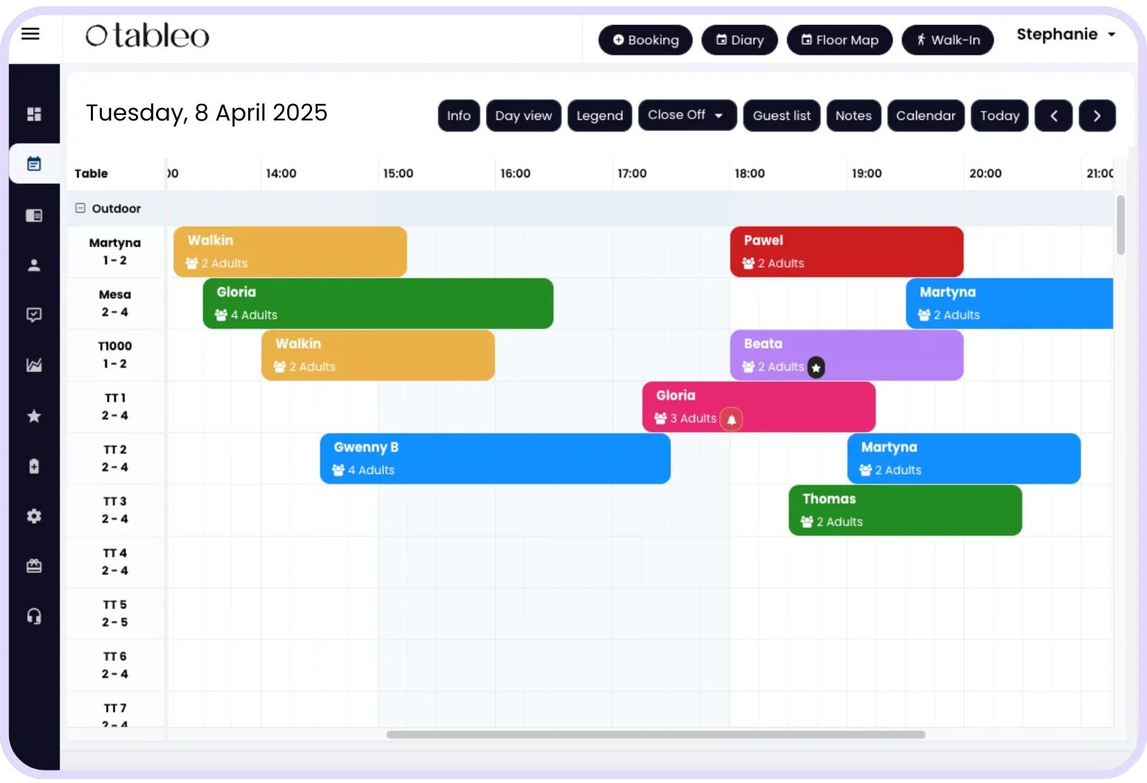 restaurant booking software