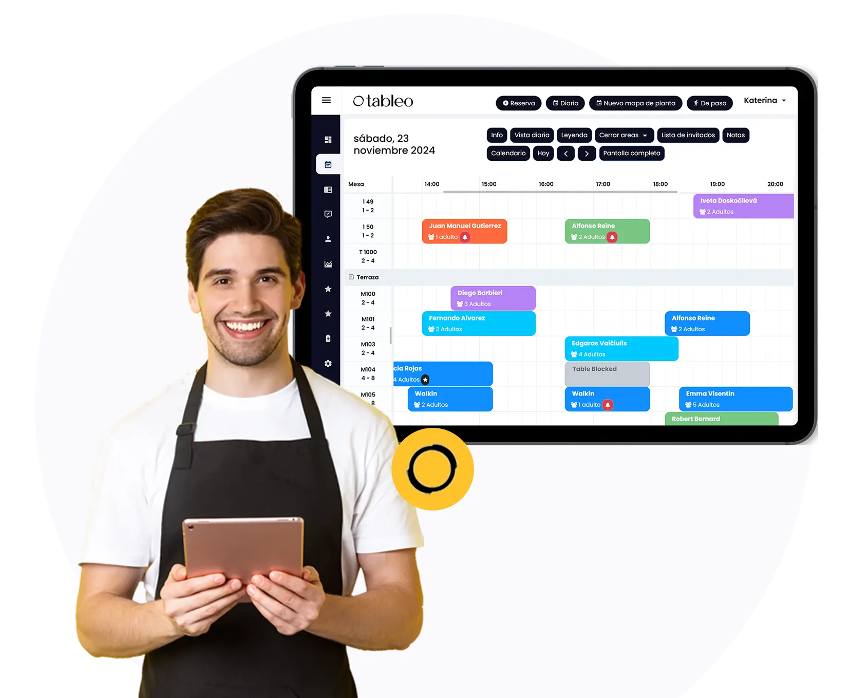 Software de reserva de restaurantes en línea