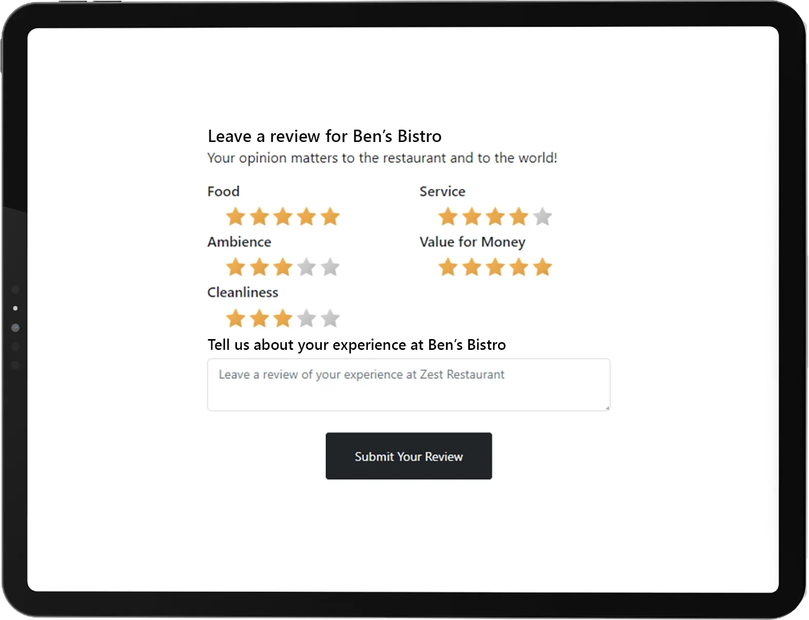 tableo-review-system